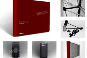 Pop-up стенд Standart вигнутий або прямий у валізі